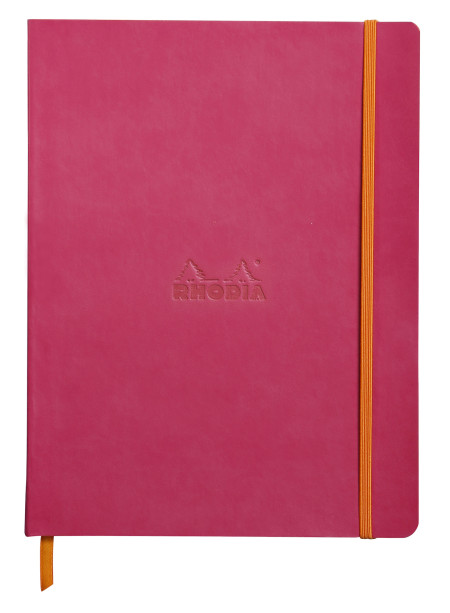 Rhodia Softcover Notebook - Large - Raspberry - Lined